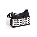 Caboodle Everyday Changing Bag - Black with Pisa Black/White Pockets