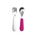 OXO Tot Raspberry Fork & Spoon Set