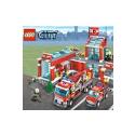 Lego City Fire Station - 7208 (662 Pieces)