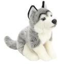 Toys R Us Plush 10 inch Husky - Gray and White