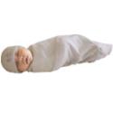 Merino Kids Cocooi Newborn Babywrap & Hat Natural