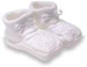 Nursery Time White Booties (One Size)