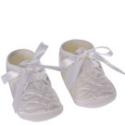 Nursery Time Christening Shoes Cream with Laces