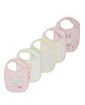 Mini Club Newborn Girls 5 Pack Bibs 1689819