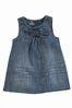 Denim Bow Front Pinafore(0-18mths)