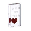Clear Intentions Crystal Collectible - Be Still My Heart