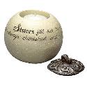 Sisters Small Ball Candle Holder