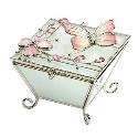 The Juliana Collection Crystal Butterfly Trinket Box