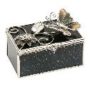 The Juliana Collection Black Glitter Trinket Box