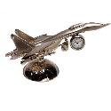Miniature F16 Fighter Plane Clock