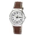 Swatch Casse Cou Men's Brown Leather Strap Watch