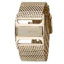 DKNY Ladies' Gold-plated Mesh Watch
