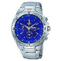 Seiko Men's Stainless Steel Blue Dial Watch