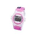 Baby-G Ladies' Digital Dial Pink Strap Watch