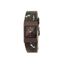 Kahuna Ladies' Square Dial Brown and Blue Strap Watch