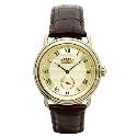 Rotary Men's Gold-Plated Watch & Brown Leather Strap