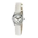 Timex Indiglo Child's White Leather Strap Watch