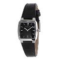 Kenneth Cole New York Ladies' Black Leather Strap Watch
