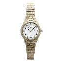 Rotary Ladies' Gold-Plated Expandable Bracelet Watch