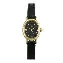 Limit Ladies' Gold Plated Leather Strap Watch