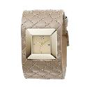 Armani Exchange Gold-Plated Quilted Cuff Watch