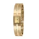 DKNY Ladies' Gold Plated Stone Set Bangle Watch