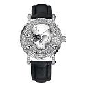 Marc Ecko Men's Stone Set Skull Dial Strap Watch with Cover