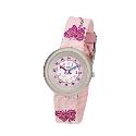 Limit Child's Pink Butterfly Strap Watch