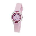 Limit Child's Pink Dial Rubber Strap Watch