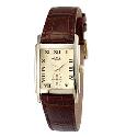 Rotary Men's Exclusive Brown Leather Strap Watch