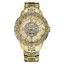 Marc Ecko Men's Gold-Plated Stone Set Watch