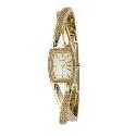 DKNY ladies' gold-plated stone set watch