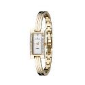 Anne Klein Gold Plated Mother of Pearl Semi-Bangle Watch