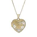 9ct Yellow Gold I Love You Pendant Necklace
