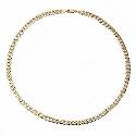9ct Yellow Gold 20"" Solid Curb Chain