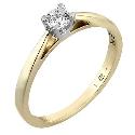 Forever Diamonds - 18ct Gold Fifth Carat Diamond Ring