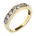 18ct Gold Half Carat Diamond Eternity Ring