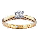 Forever Diamonds - 18ct Gold 1/4 Carat Diamond Solitaire Ring