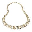 9ct Three Colour Gold Cleopatra Necklace
