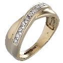 9ct Gold Quarter Carat Diamond Eternity Ring
