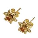 Clogau Gold 9ct Two-colour Gold Daffodil Stud Earrings