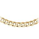 Men's 9ct Gold Solid Curb Chain 20""