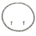 Oliver Weber Kiss Necklace and Earrings Set