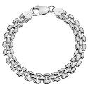 Silver Panther Link Bracelet