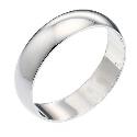 9ct White Gold Extra Heavyweight 6mm Wedding Ring