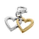 Hot Diamonds Eternity Silver and Gold-plated Charm