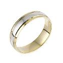 9ct Two Tone Gold Men's Ring
