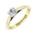 Forever Diamonds - 18ct Gold Half Carat Diamond Ring