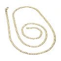 9ct Yellow Gold 24" Flat Curb Necklace