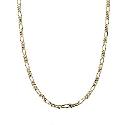 9ct Yellow Gold 18" Figaro Necklace
